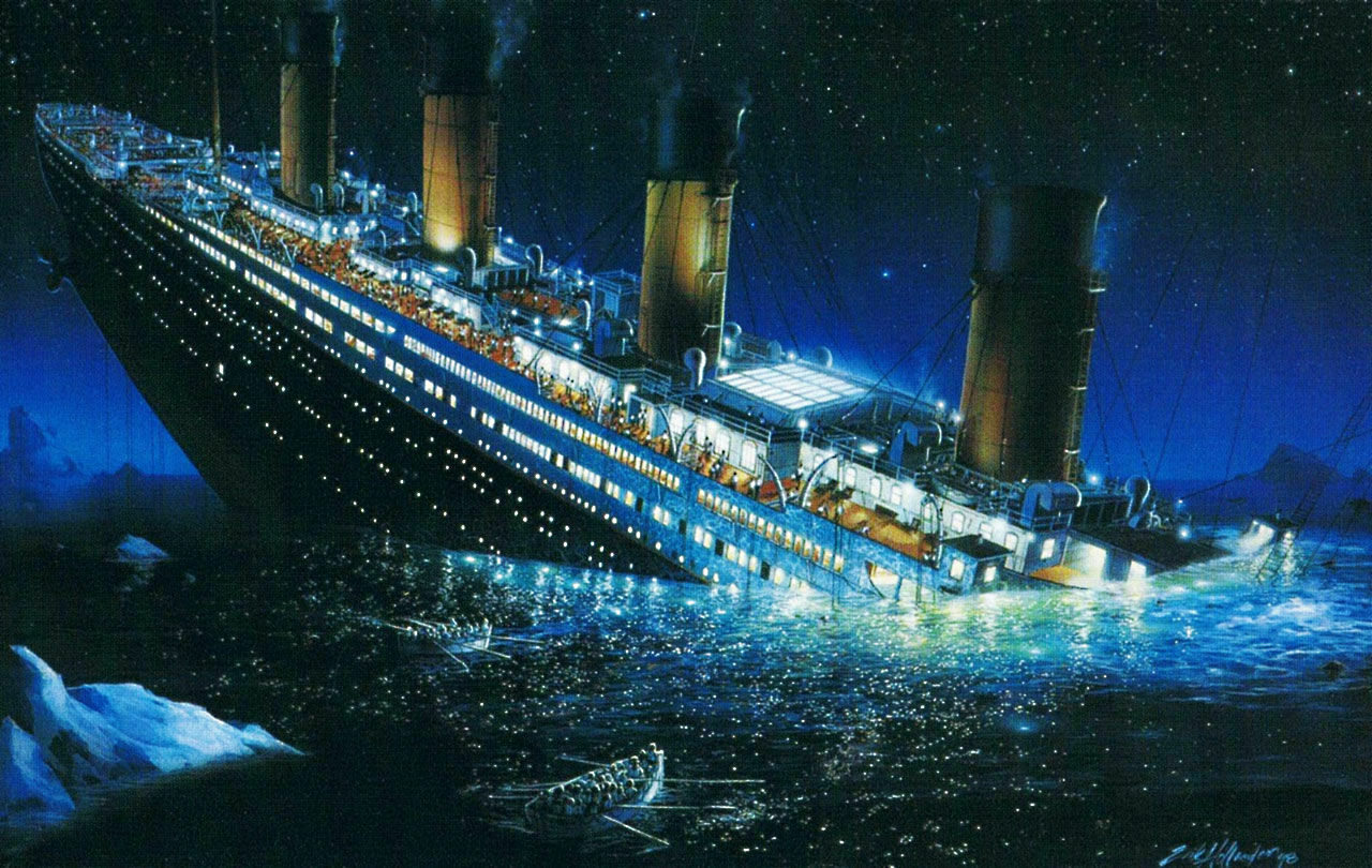 A new version of the disaster: Titanic was destroyed by the polar lights