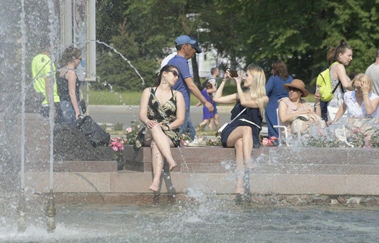 Muscovites are waiting for a record heat since 1956