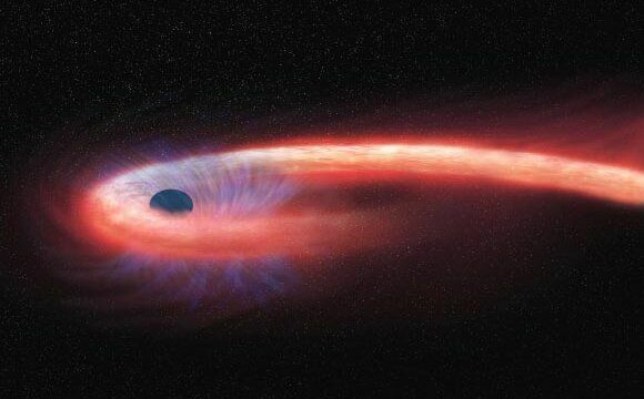 Astronomers saw how a black hole turned a star into spaghetti