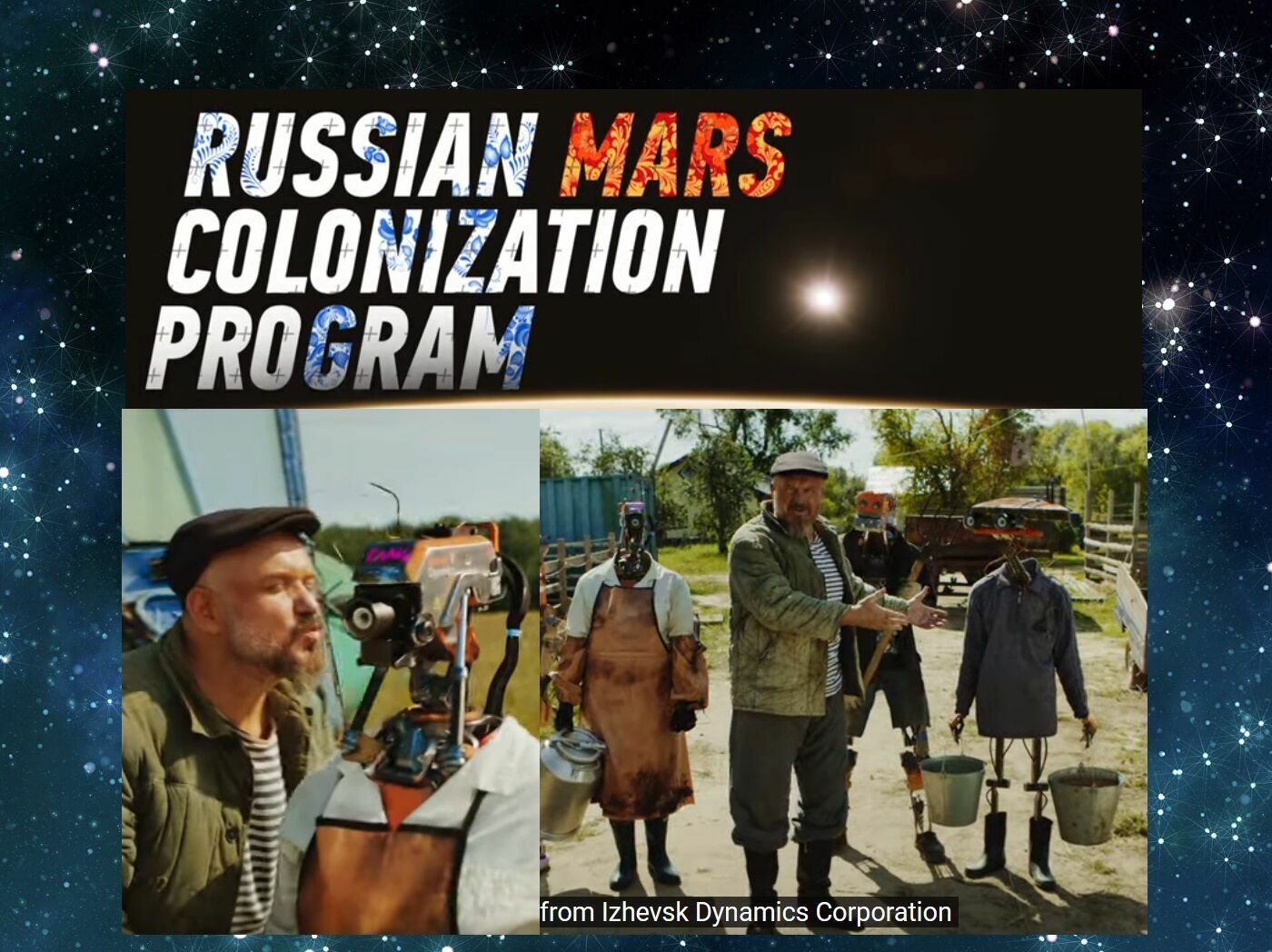 Love and androids: a video about a Russian cyberpunk village on Mars conquers the Internet