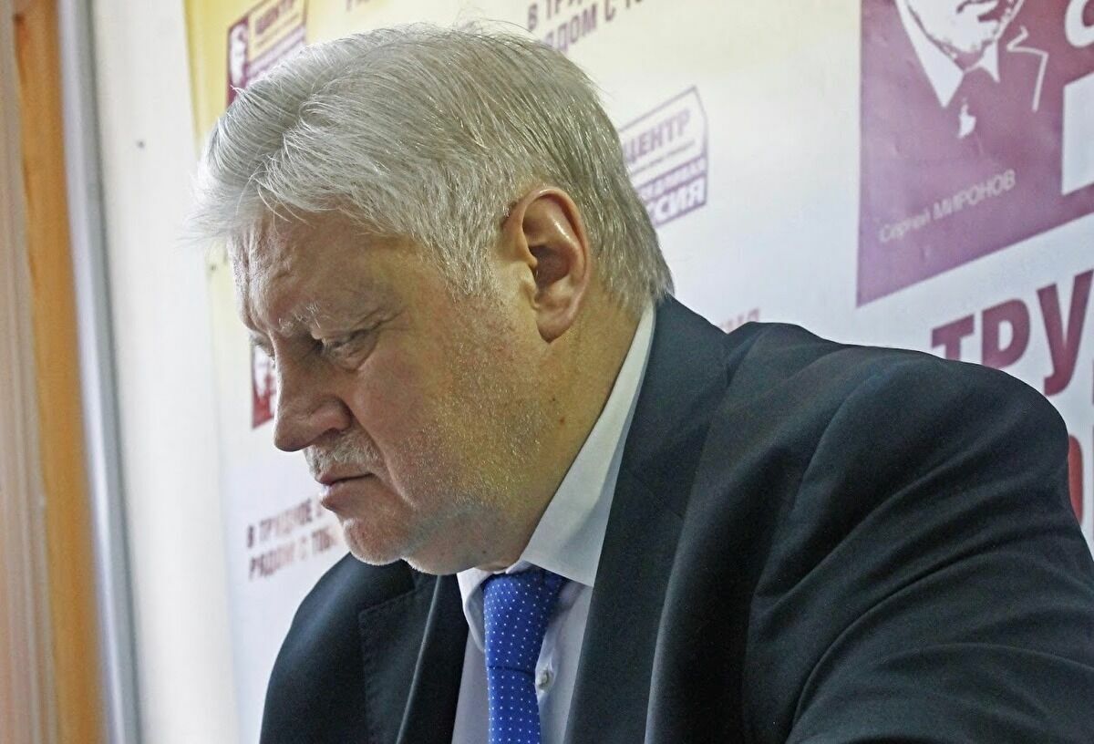 Save the politician Mironov. Experts discuss the merger of leftist parties